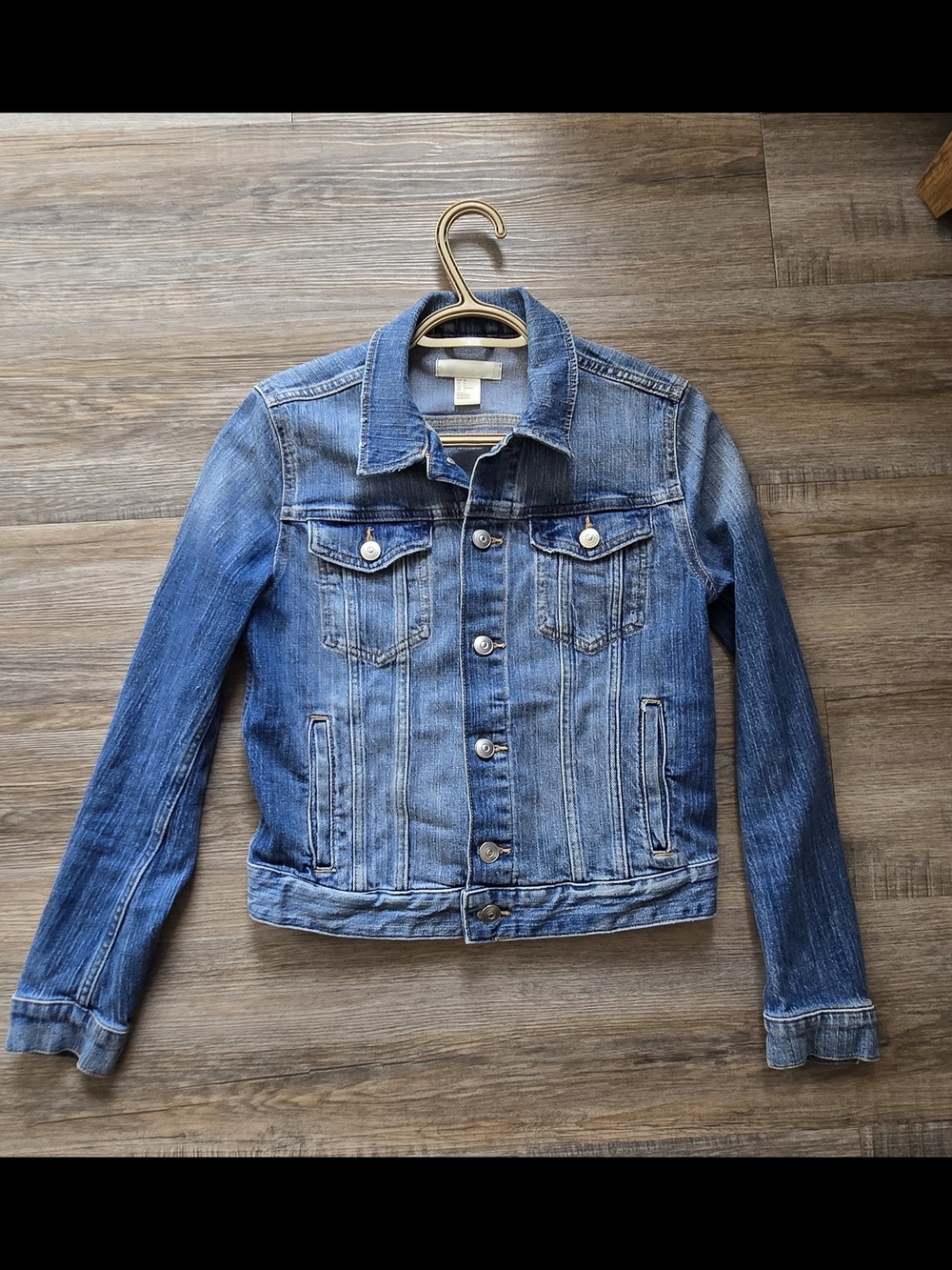 H&M Classic Blue Denim Trucker Jacket